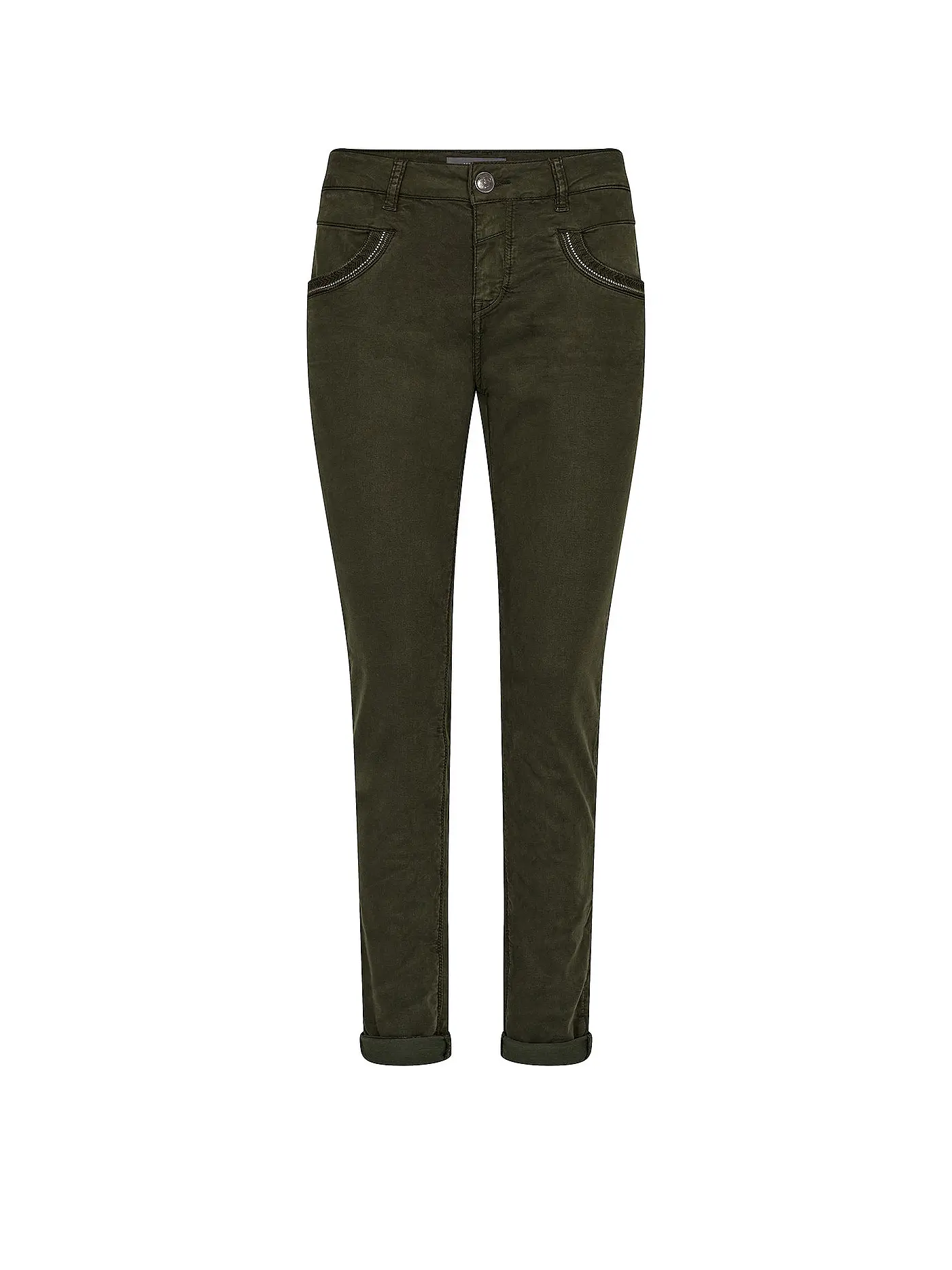 MOS MOSH | Hose Slim Fit MMNAOMI | dunkelgrün